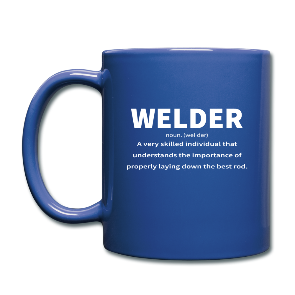 Welder: Noun Mug | Laying Down The Best Rod - red