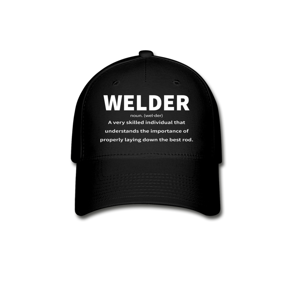 Welder: Noun Men's Hat | Laying Down The Best Rod - black