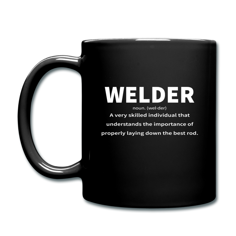 Welder: Noun Mug | Laying Down The Best Rod - black