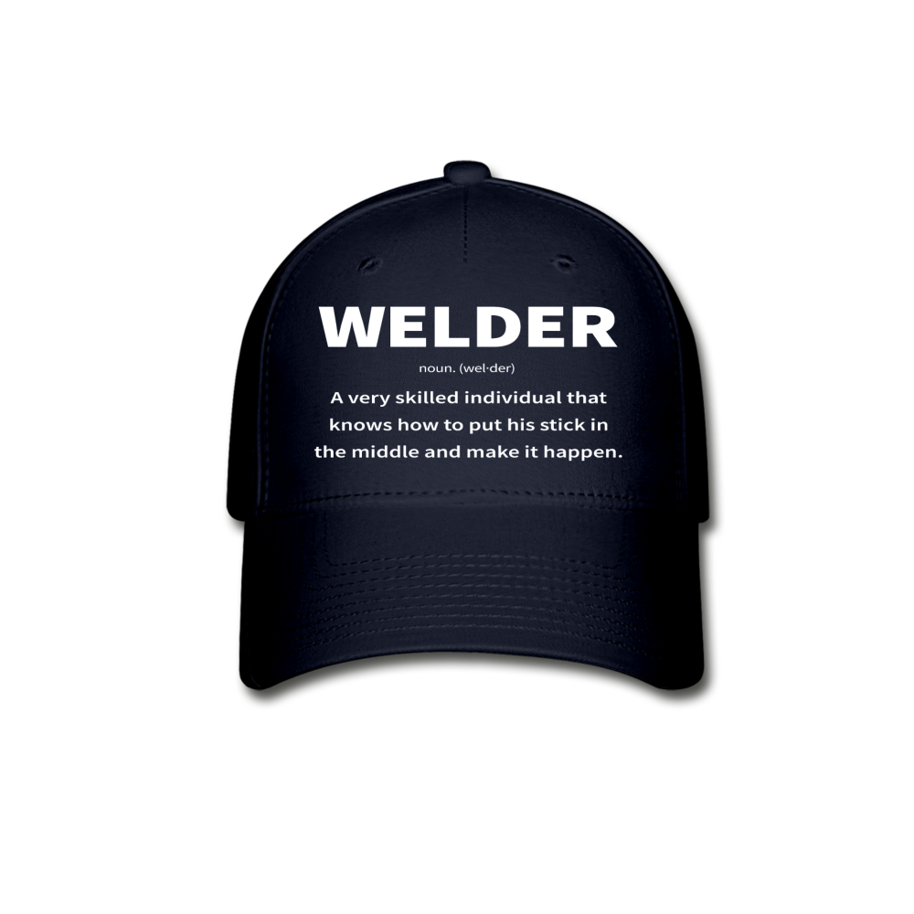 Welder: Noun Men's Hat | Stick In The Middle & Make It Happen - navy