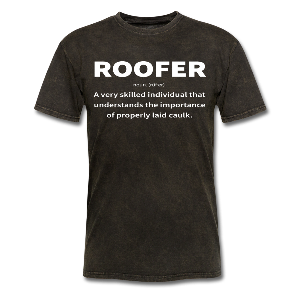 Roofer: Noun Men's T-Shirt | Properly Laid Caulk - forest green