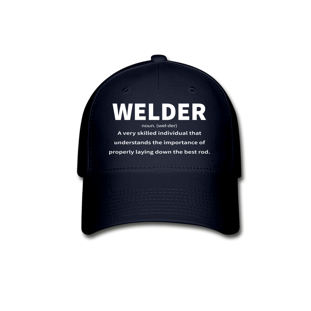 Welder: Noun Men's Hat | Laying Down The Best Rod - navy